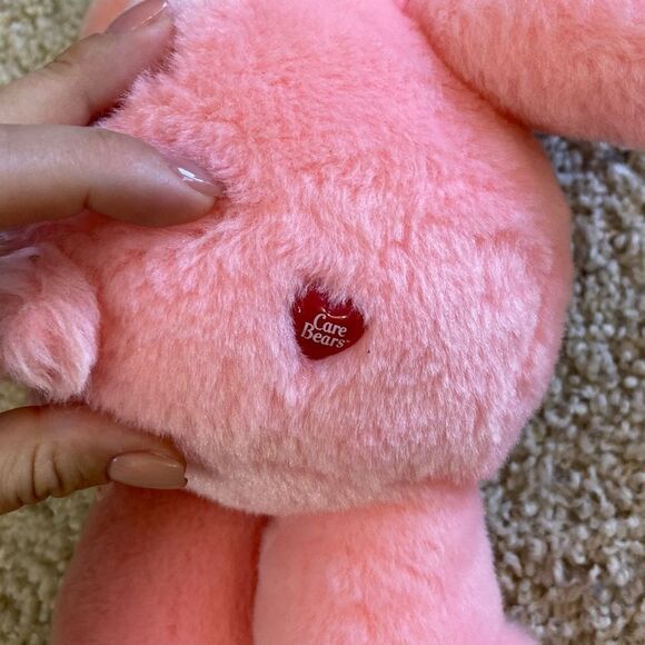 Nwt Vtg 2002 Care Bears Stuffed Pink Toy Bear Cheer 20s Anniversary Animal 13” - Picture 7 of 8